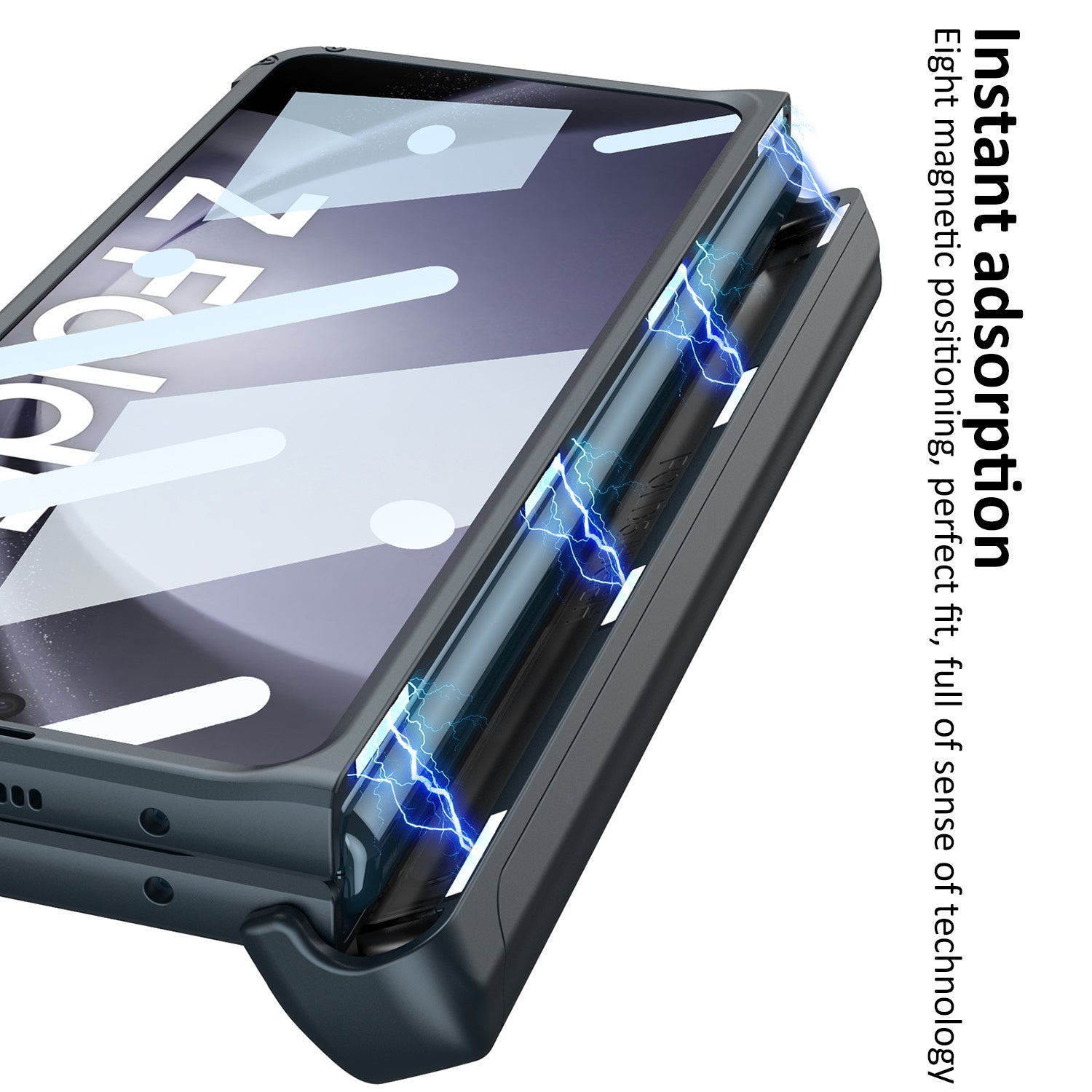 GKK Armor Kickstand Phone Case for Samsung Galaxy Z Fold5 5G Pen Slot PC Phone Cover with Tempered Glass Screen Film GKK Armor Kickstand Phone Case for Samsung Galaxy Z Fold5 5G Pen Slot PC Phone Cover with Tempered Glass Screen Film